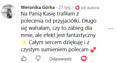 Opinia klientki 1 – makijaż permanentny Kraków