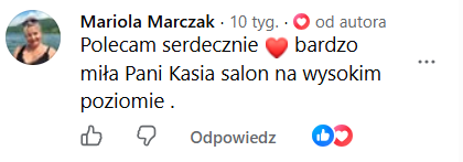 Opinia klientki 14 – makijaż permanentny Kraków