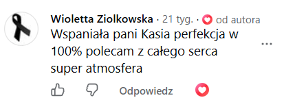 Opinia klientki 25 – makijaż permanentny Kraków
