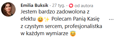 Opinia klientki 8 – makijaż permanentny Kraków
