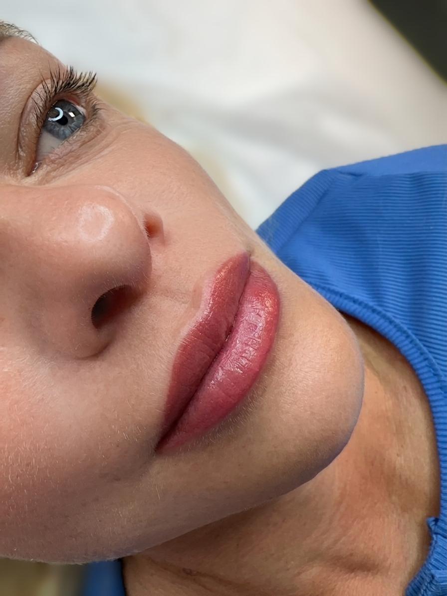 makijaż permanentny ust lip blush Kraków
